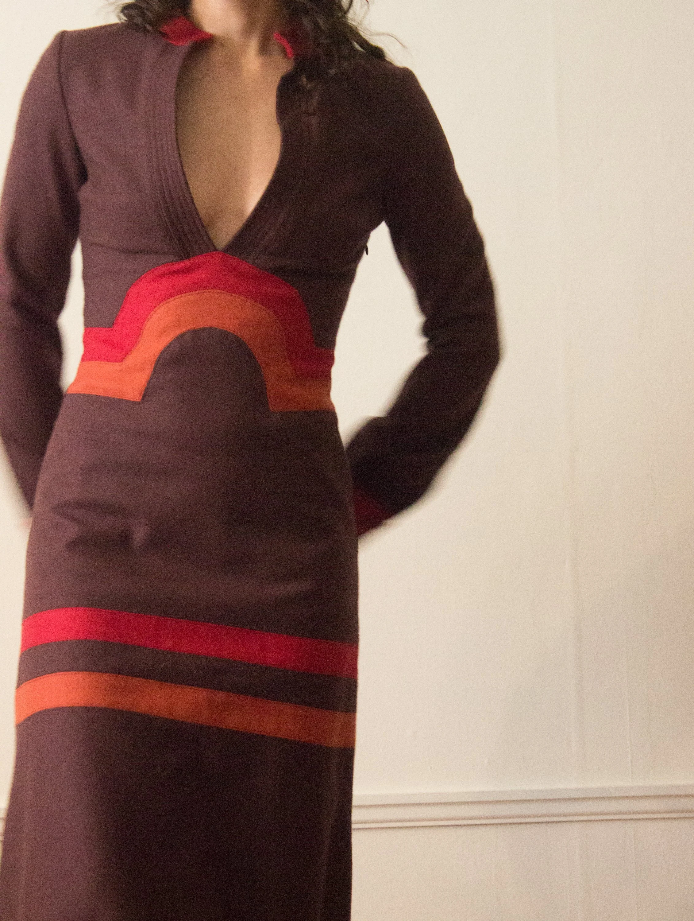 2002 Marc by Marc Jacobs Runway Maxi Dress Wayward Collection